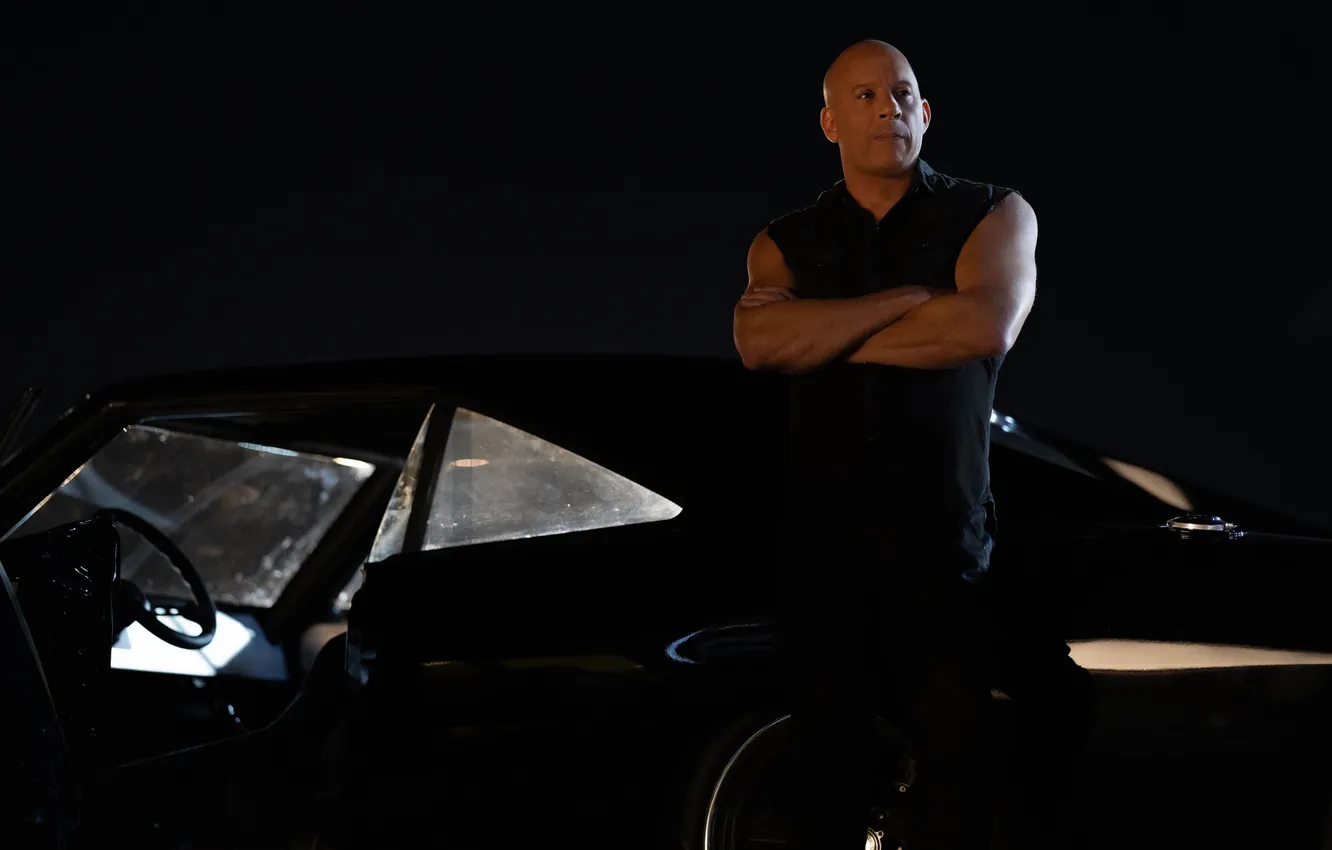 Фото обои авто, ночь, кадр, тачка, Вин Дизель, боевик, Vin Diesel, Dominic Toretto