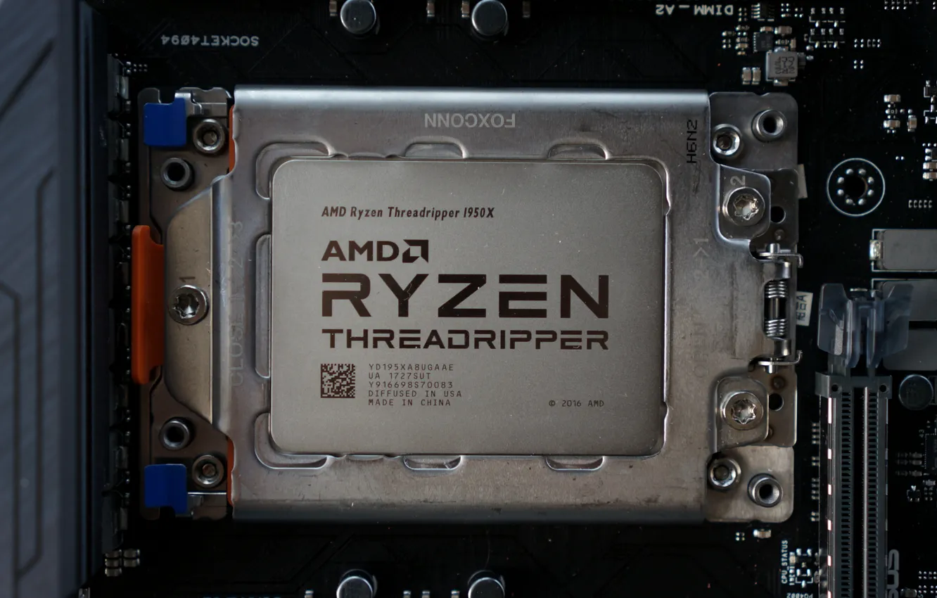 Фото обои AMD, процессор, TR4, Ryzen, 1950X, Threadripper
