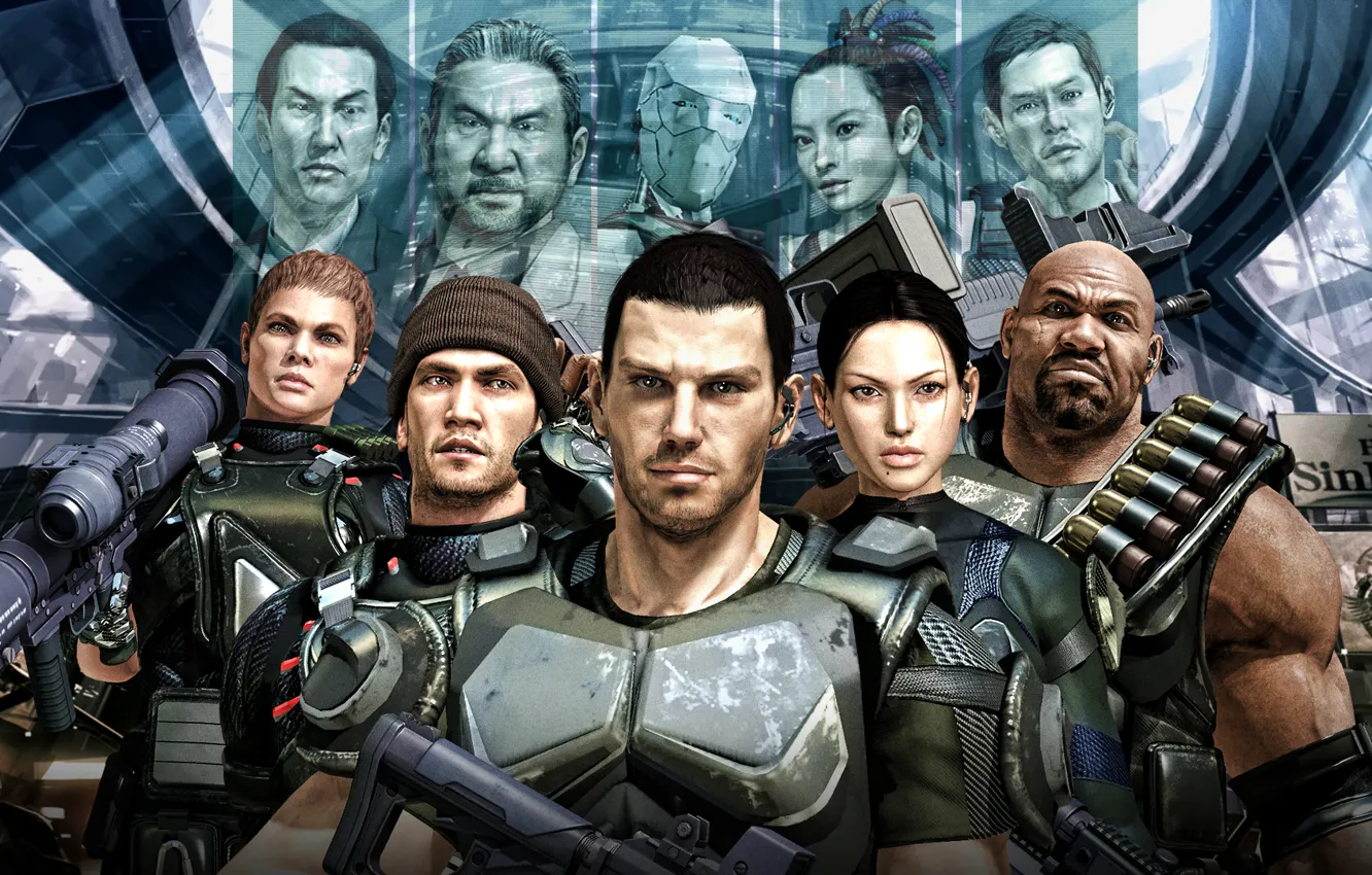 Фото обои sega, video game, characters, binary domain