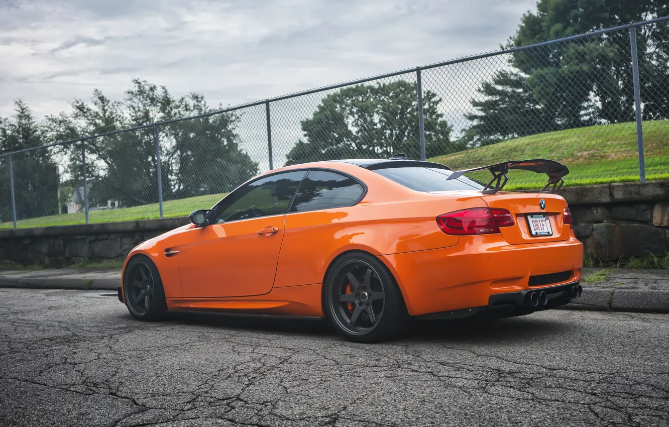 BMW m3 e92 in Rain