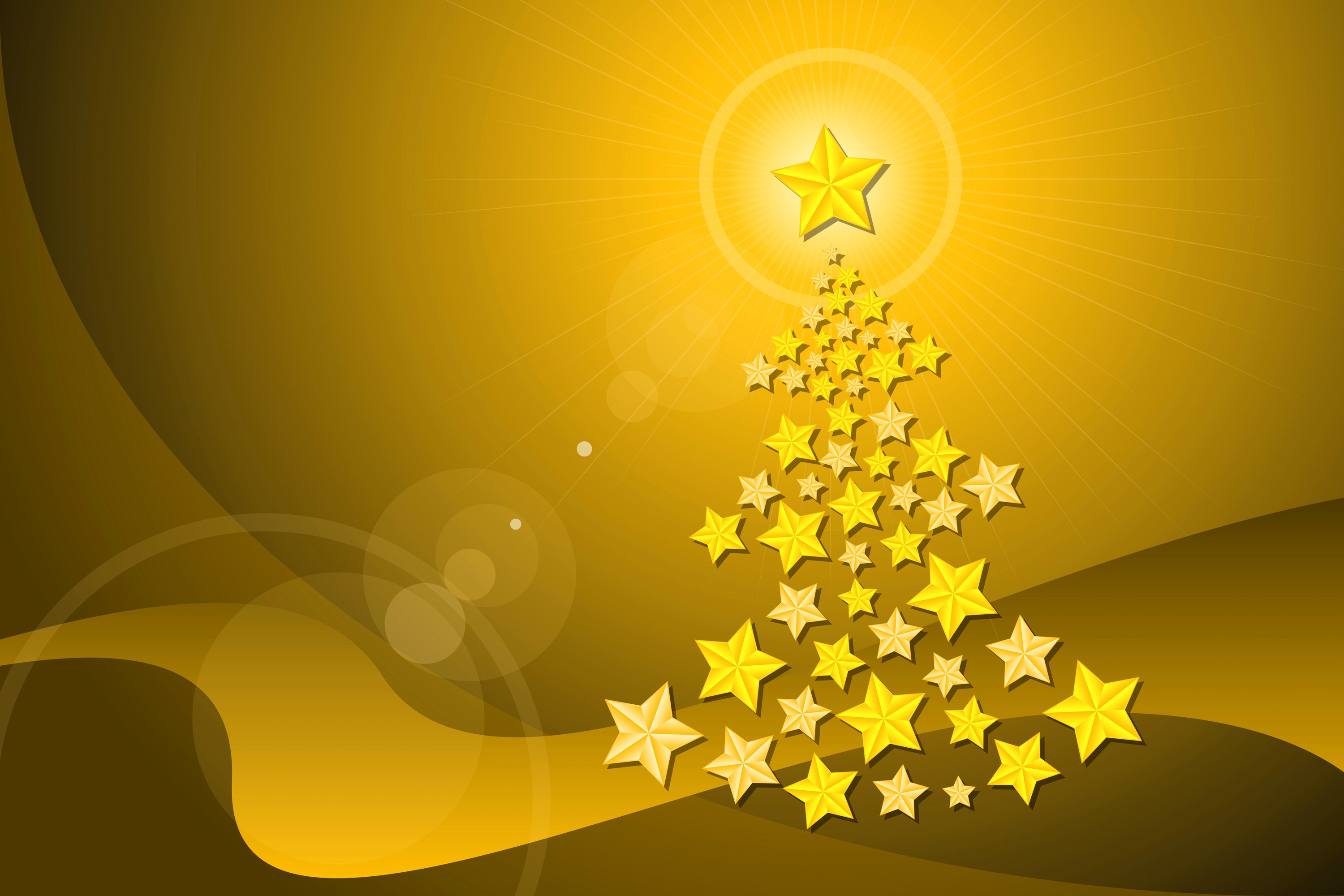 Желтые елочки. Новогодняя елка на желтом фоне. Желтый новогодний фон. Звезды на золотом фоне. Елочка со звездой.