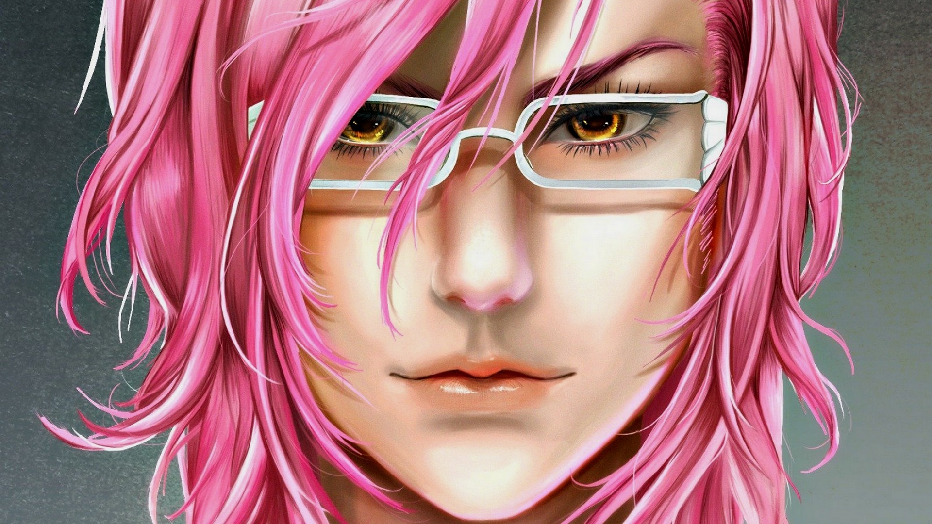 Розовые волосы в очках. Парень с розовыми волосами. Персонажи с розовыми волосами.