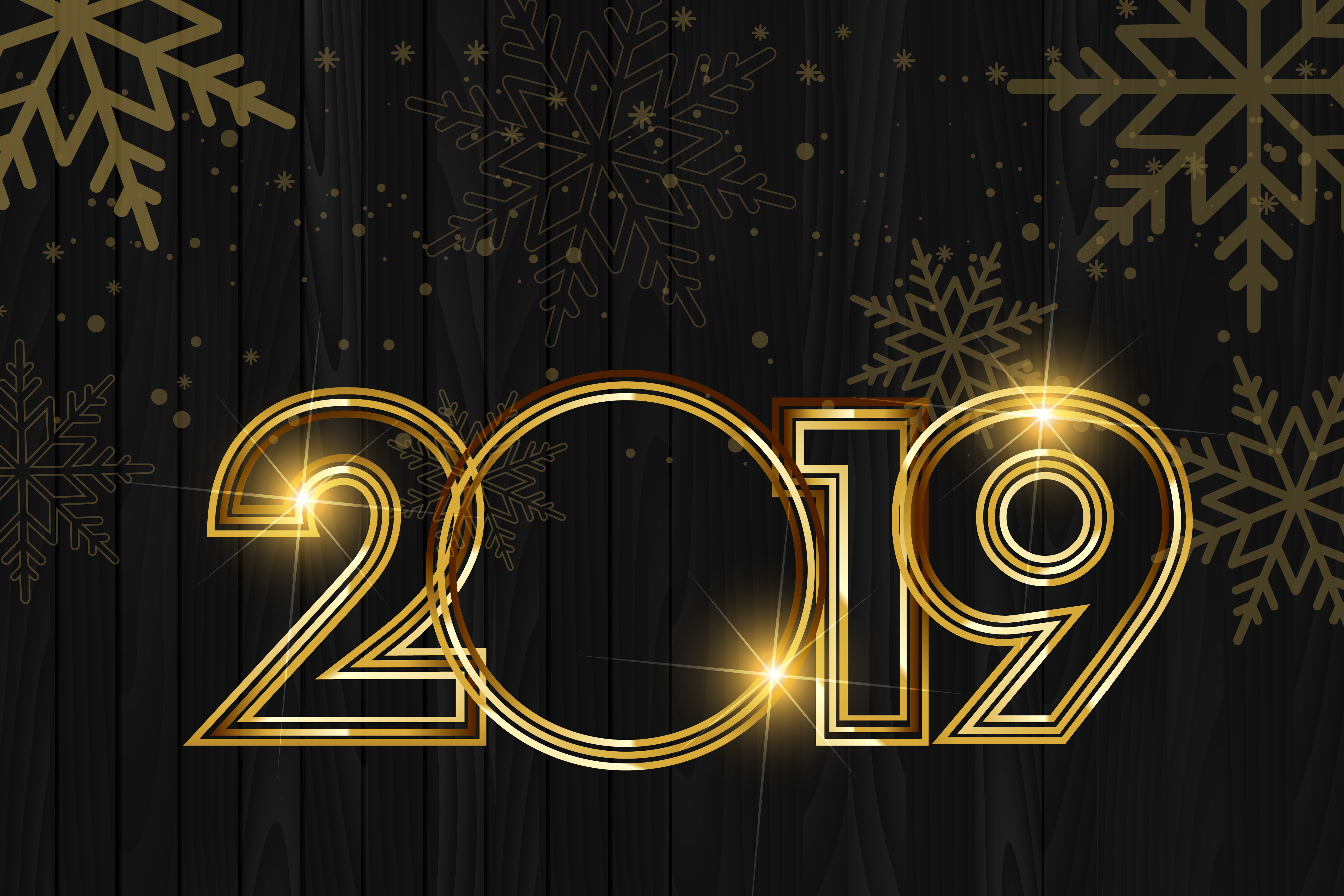 2019 год красивый. Новый год 2019. Фон черный с золотом. Новогодний фон темный. Обои для рабочего стола новый год 2019.