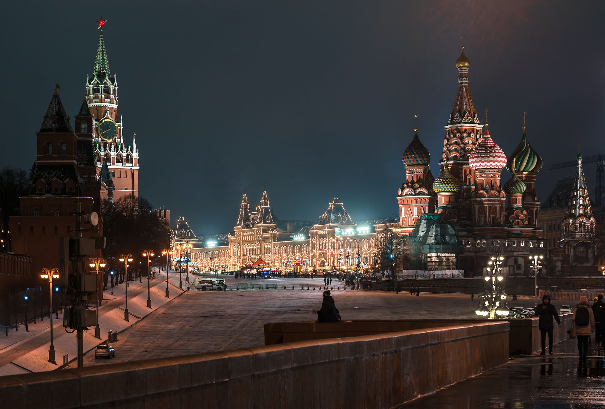 Фото Ночной Красной Площади