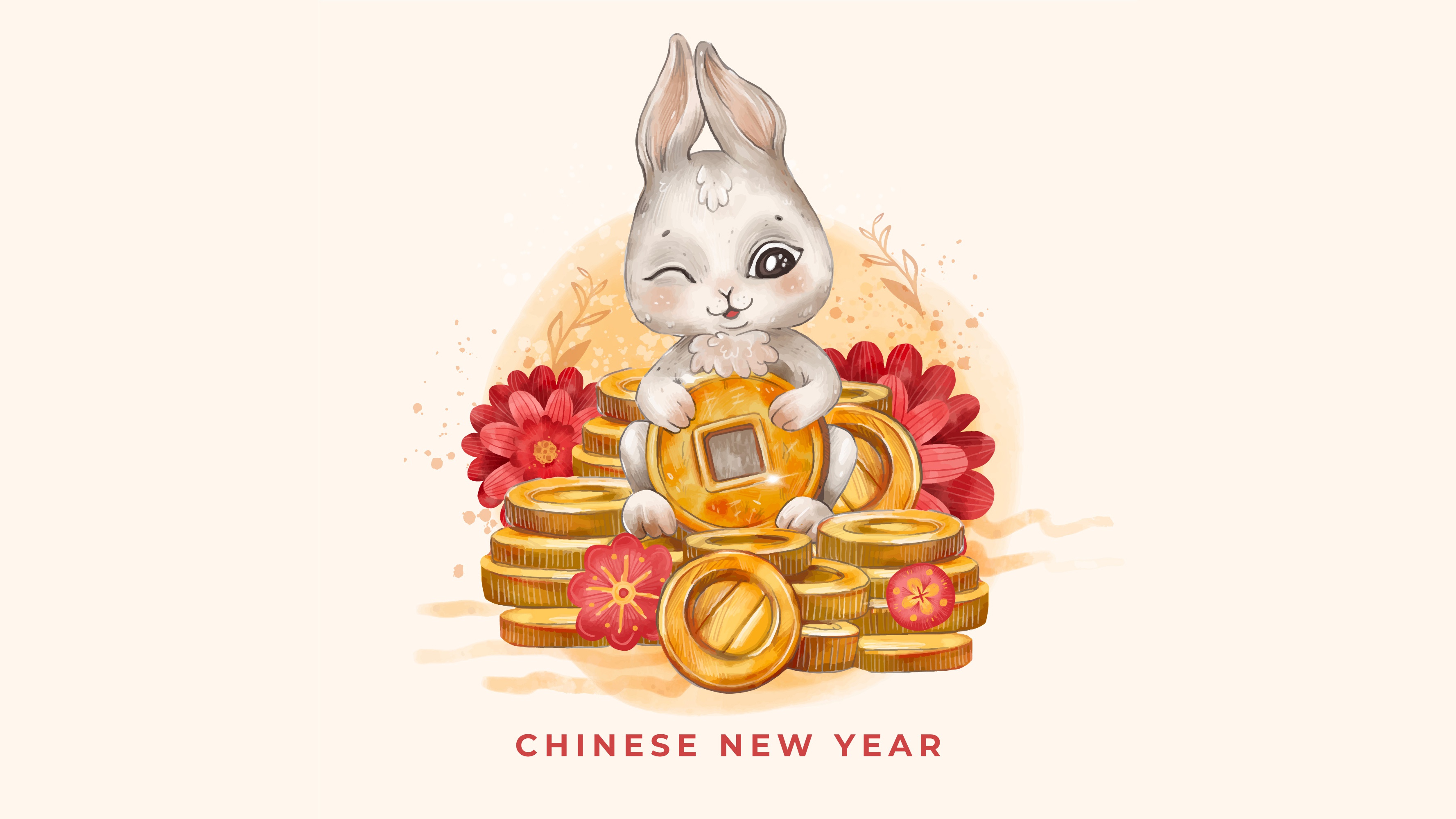 2023 поздравление открытка. Поздравление с восточным новым годом. Поздравляю с китайским новым годом. Китайский новый год открытки. С китайским новым годом 2023 кроликом.